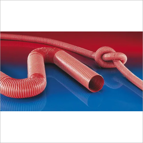 ट्रिपल प्लाई सिलिकॉन होज़ पाइप - 25 mm - 305 mm, लाल, 300 °C तक उच्च तापमान प्रतिरोधी, स्टील वायर से प्रबलित, औद्योगिक उपयोग, 4 मीटर लंबाई