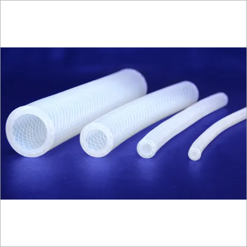 Reinforced Silicone Hose Pipe - 15/30 Meter, Transparent Color, High Pressure & Abrasion Resistance, Flexible for Gas and Fluid Distribution