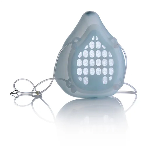 Silicone Face Mask - Transparent Polycarbonate Hood, Lightweight Design for Resuscitation and Anaesthesia