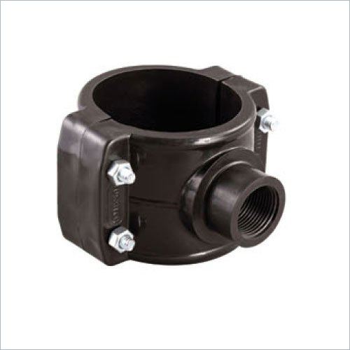 Hdpe Pipe Clamp Saddle - Color: Black