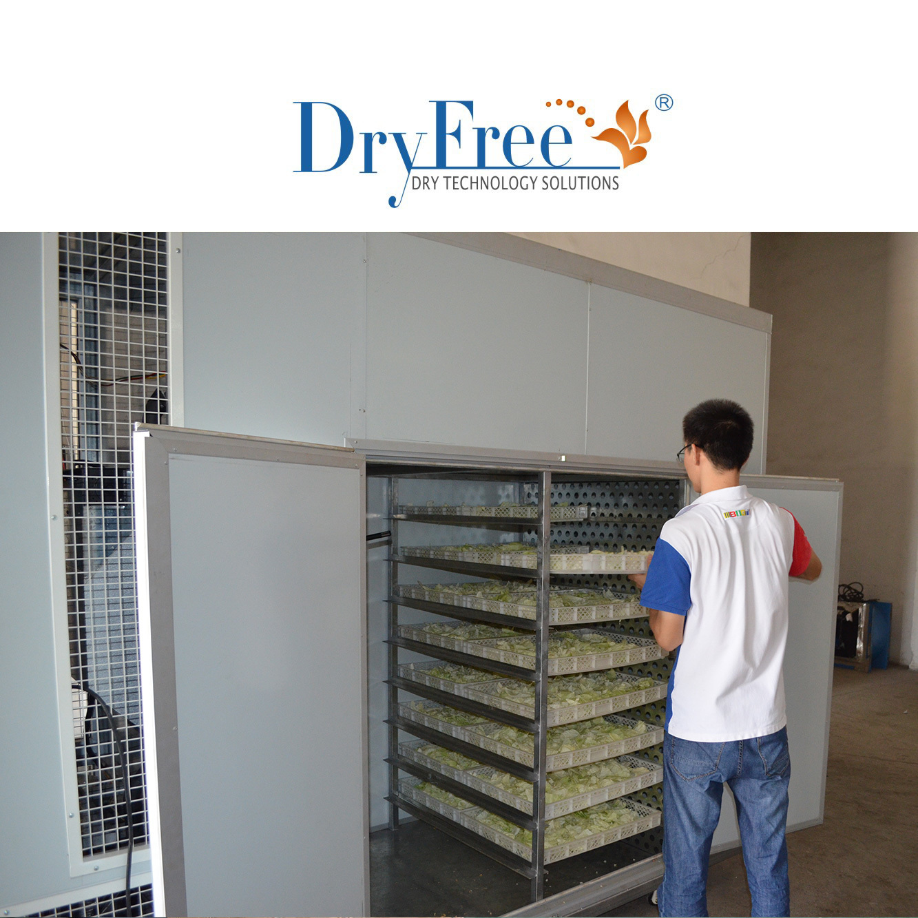 Hot Air Dryer Solar Food Industrial Dehydrator Dimension(l*w*h): 2800*1100*2200 Millimeter (Mm)