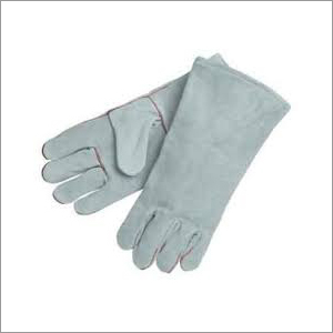White Leather Gloves