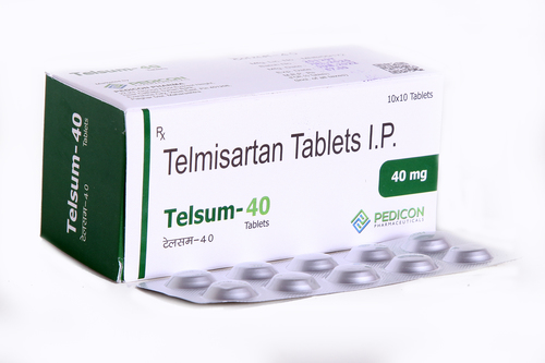 Telmisartan - 40mg Tablets | Angiotensin Receptor Blocker for Hypertension Management, Prevents Heart Attacks and Strokes