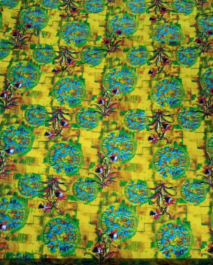 Rayon Printed Fabrics - Premium Quality, Ideal For Kurtis And Women's Ethnic Wear