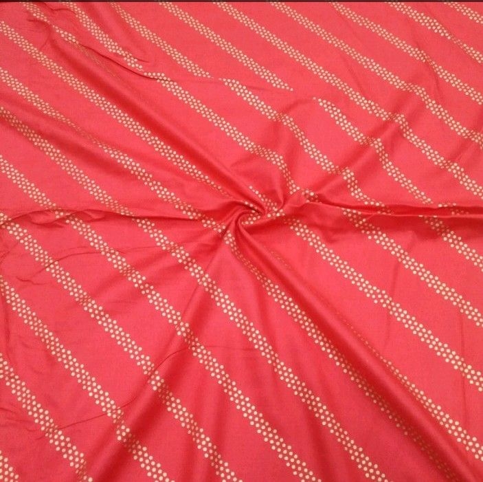 Rayon Golden Ptinted Fabrics