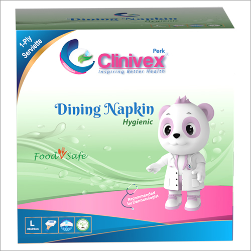 प्राकृतिक सफेद मल्टी फोल्ड डाइनिंग नैपकिन -पर्क