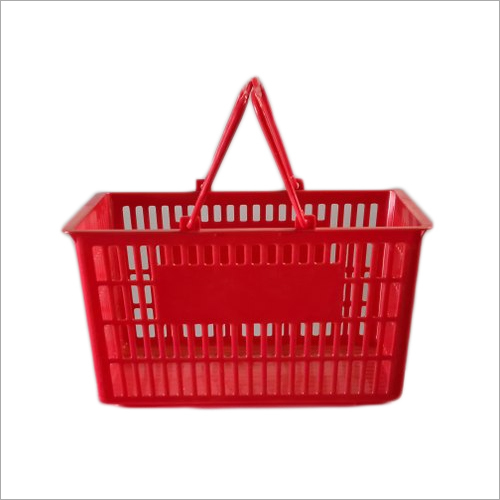 Plastic Grocery Basket - Durable Plastic Material | Ideal for Shopping and Groceries