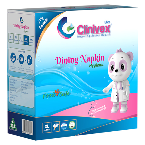 Multi Fold Dining Napkin - Synthetic Paper, Xl 33cm X 33cm, Natural White | Premium Quality, Disposable, Soft & Skin-friendly, 50 Pack