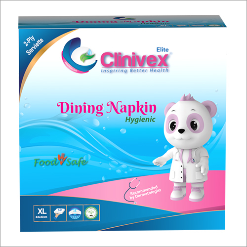 Multi Fold Dining Napkin - Synthetic Paper, Xl 33cm X 33cm, Natural White | Premium Quality, Disposable, Soft & Skin-friendly, 50 Pack