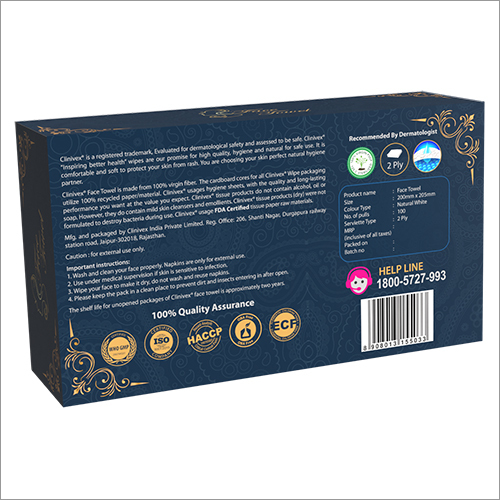 Facial Tissue Face Towel - Elite (100)