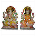 Marble Ganpati Laxmi Statues