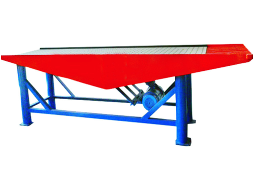 Paver Vibrating Table - MS Material, 10x2.5 ft Size, Blue Color | 02 Hp 3-Phase Motor, 6-Month Warranty