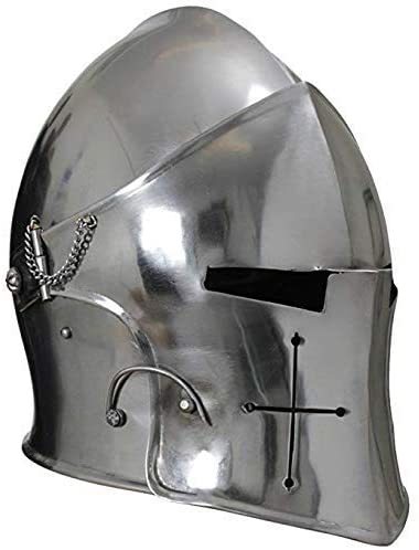 Medival Barbuta Helmet Knights Templar Crusader Armour Helmet (Steel) By Thor Instruments