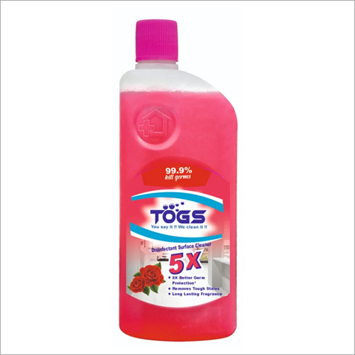 Disinfectant Surface Cleaner - 1 Liter, Red Color | 100 Stains Removed, 100 Germs Eliminated, 10X Superior Cleaning