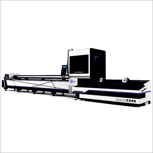Professional Tube And Pipe Fiber Laser Cutting Machine - 1000-4000W Laser Power, 20-320mm Diameter | 110 RPM Cutting Speed, 6500mm Length, High Precision