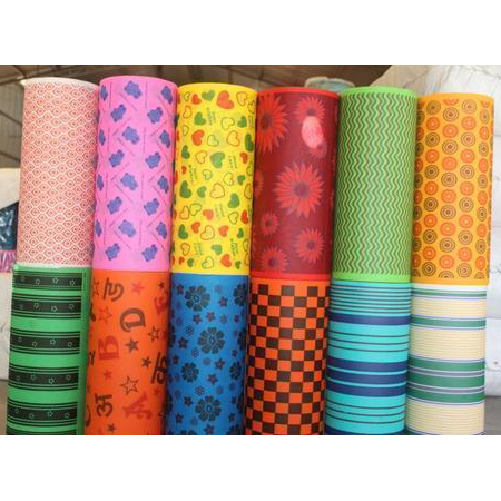 Printed Non Woven Fabric - Customizable Width and Length, Multicolor with Vibrant Patterns, Eco-Friendly and Lightweight, Suitable for All Seasons