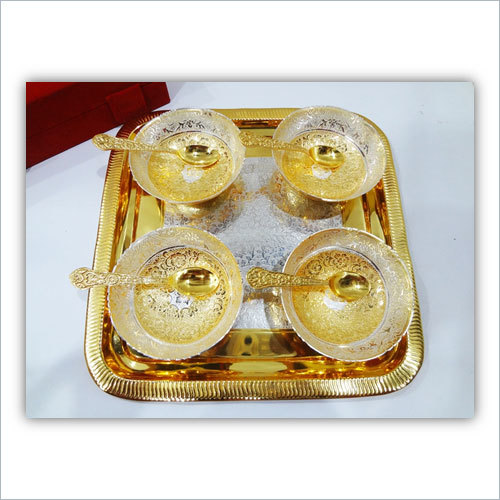 Brass Bowl 9 Pcs Set