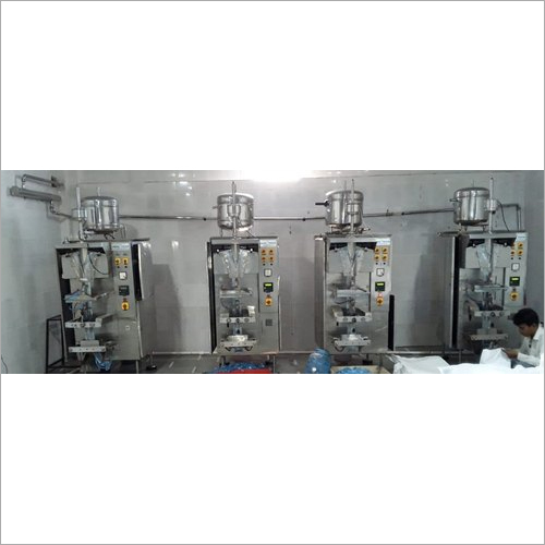 Liquid Filling and Packing Machine - Metal Build, Centre Sealing, 1 HP | Automatic Grade, Human Machine Interface, High Efficiency