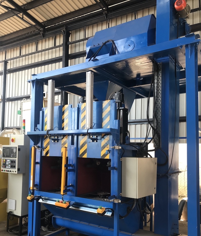 Cnc Grit Blasting Machine - Steel Grit, 10' X 12' X 15', 480v, 3-phase | Precision Surface Preparation, Ceramic Nozzle, 100 Psi Blasting Pressure, Enhanced Productivity