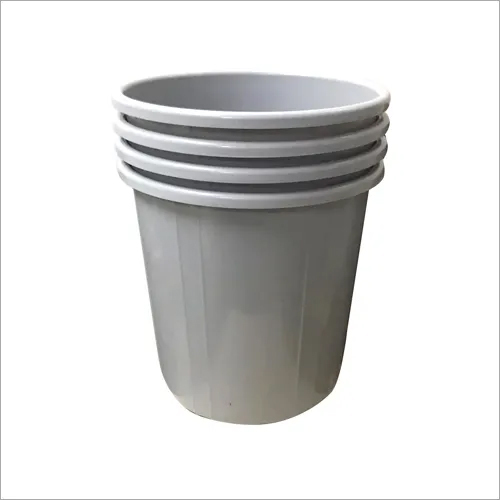 Plastic Dustbin - Color: Cyan