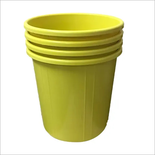 Plastic Dustbin - Color: Cyan