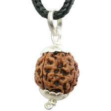 4 Mukhi Rudraksha - Brown Round Rudraksha Seed, 4 Faces For Spiritual Energy