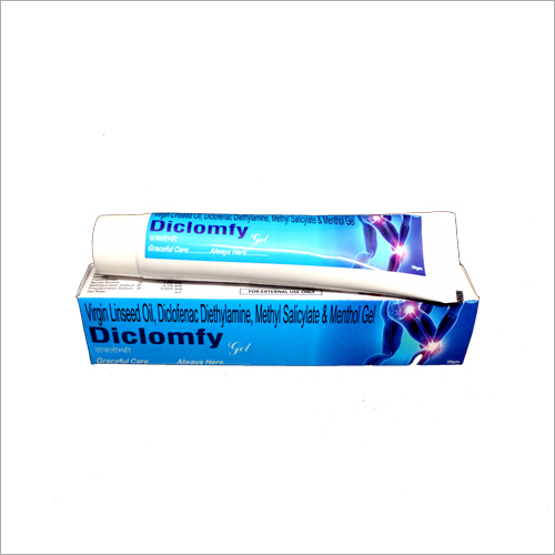 वर्जिन अलसी का तेल डिक्लोफेनाक मिथाइल सैलिसिलेट और मेन्थॉल जेल