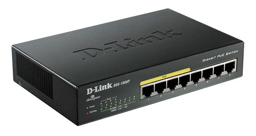 D-LINK 8 Port Gigabyte (POE) Switch 10/100/1000