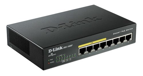 D-link 8 Port Gigabyte (Poe) Switch 10/100/1000