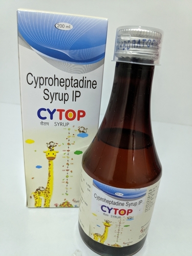 Cyproheptadine Syrup - 150 ml / 200 ml / 300 ml | Liquid Formulation, WHO & cGMP Compliant, Third Party Manufacturing Experienced