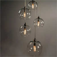 ग्लास फैंसी हैंगिंग लाइट एप्लीकेशन: घर