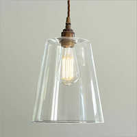 डिज़ाइनर हैंगिंग ग्लास लाइट एप्लीकेशन: होम