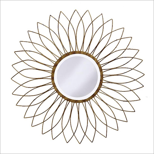 Gold Plated Wall Designer Mirror