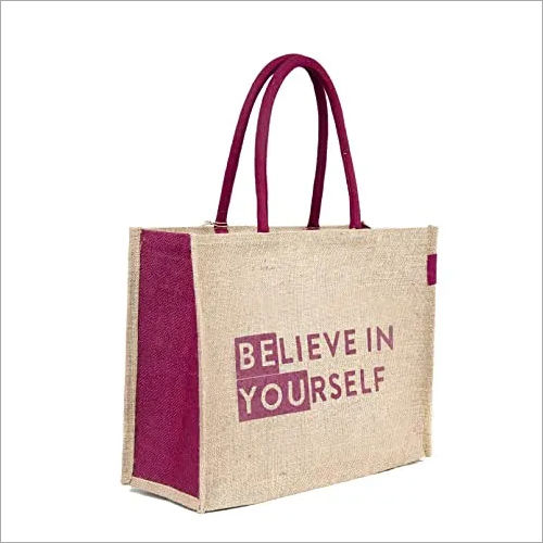 Multicolor Jute Shopping Bag