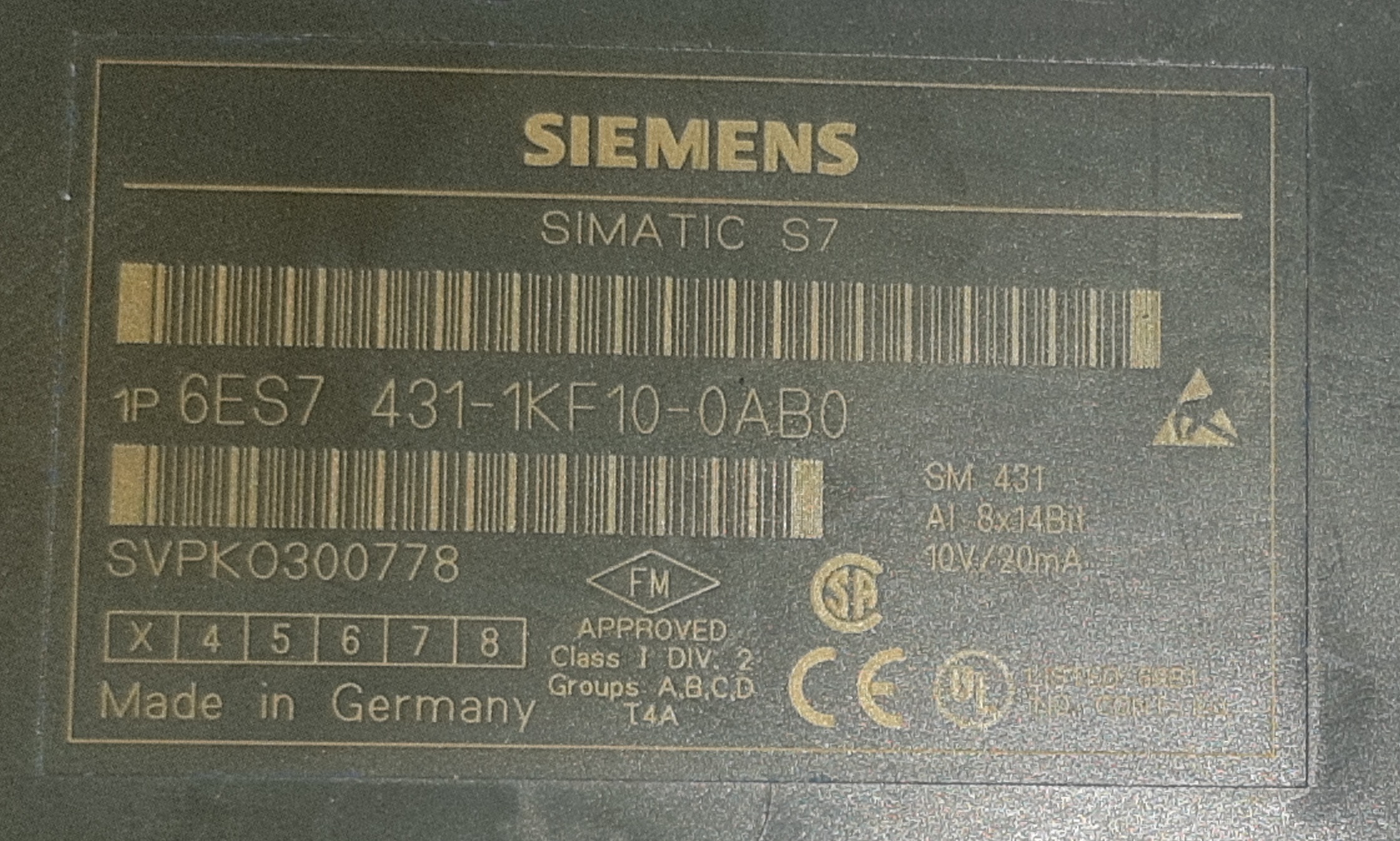 Siemens Simatic S7-400 Module
