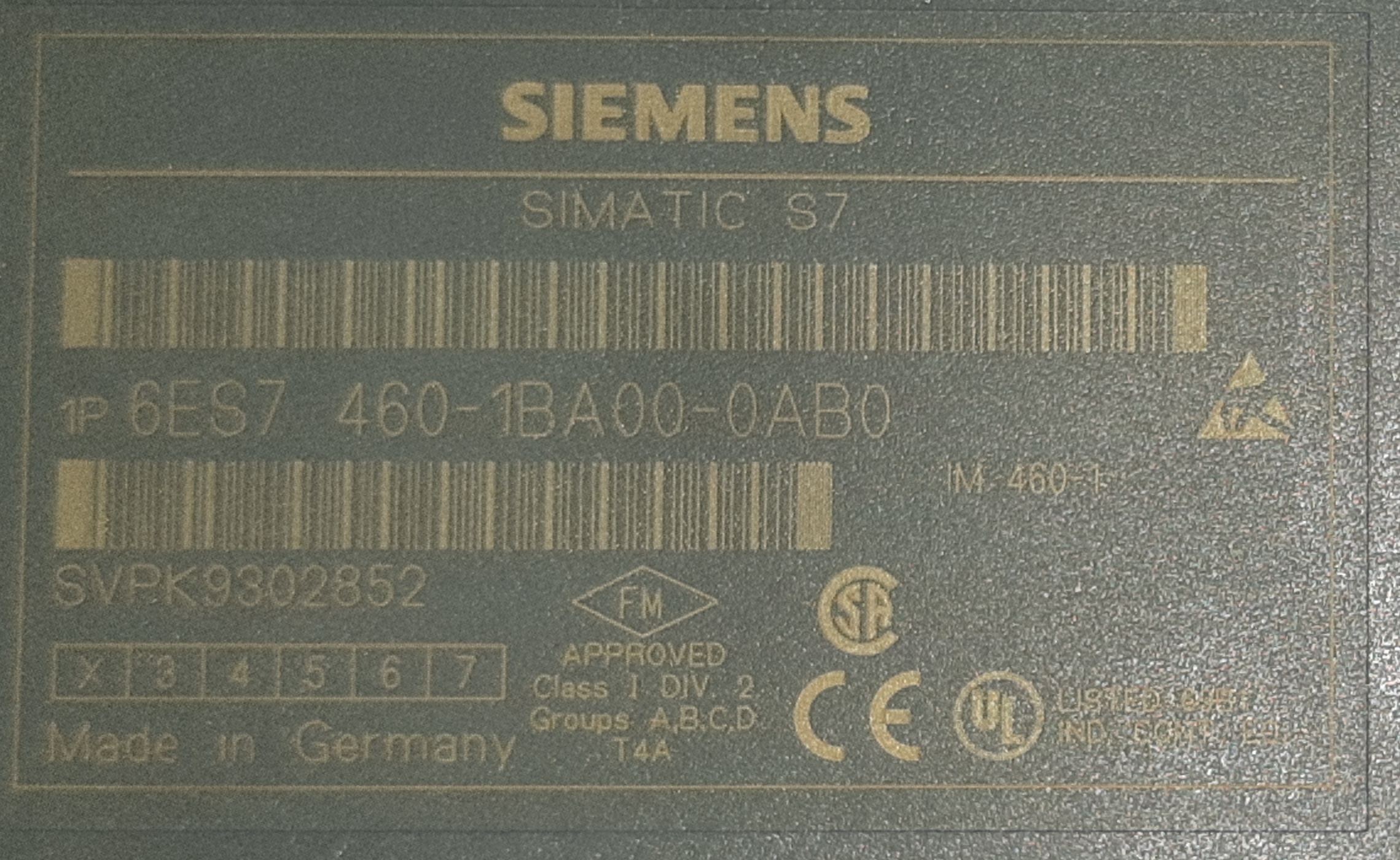 Siemens Simatic S7400 Module