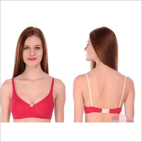 रेड सीमलेस ब्रा