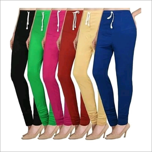 Ladies Plain Leggings - All Season S, M, L, XL | Washable Fabric, Versatile Plain Pattern