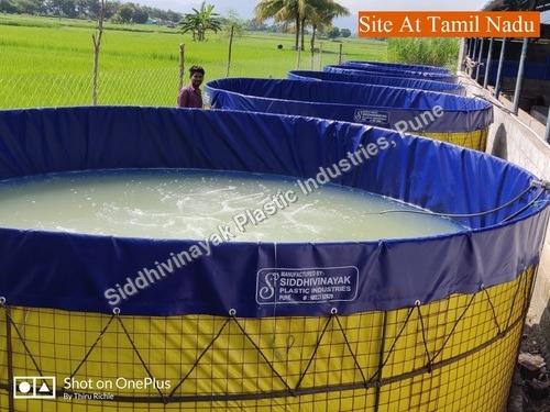 Blue Pvc Biofloc Aquaculture Tanks Tarpaulins
