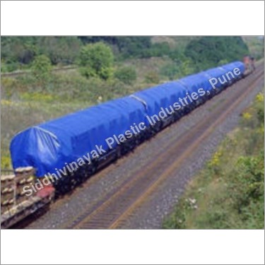 Black Railway Wagon Cover Tarpaulins