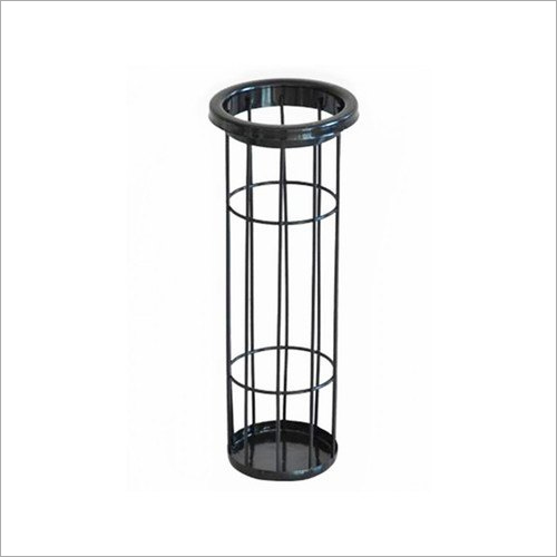 Mild Steel Filter Bag Cage - 143 mm Cage Diameter, 3 mm Wire Thickness, 3660 mm Length | Designed for Industrial and Commercial Use, Black Finish