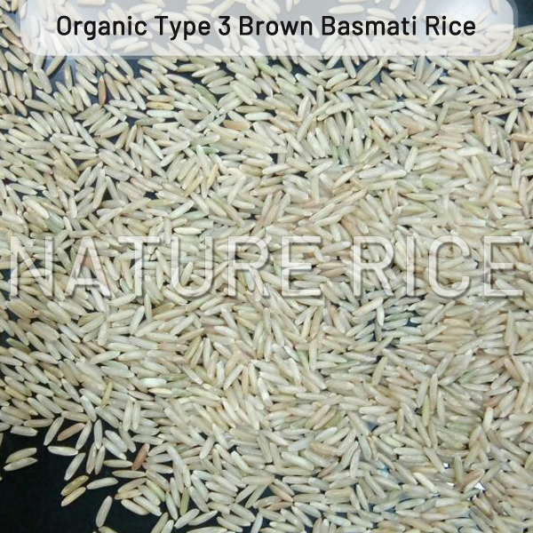 Organic Type 3 Brown Basmati Rice
