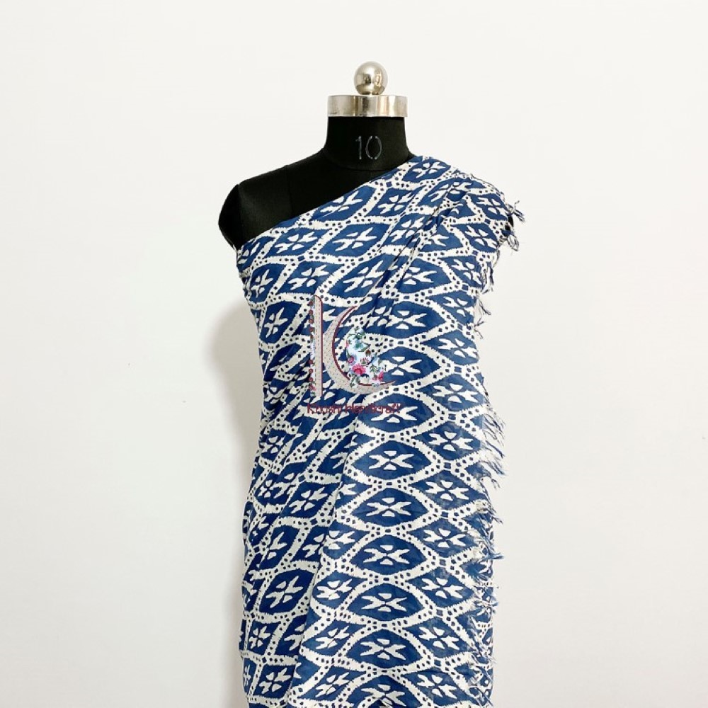 Blue Summer Collection Beach Wear Dress Printed Sarong