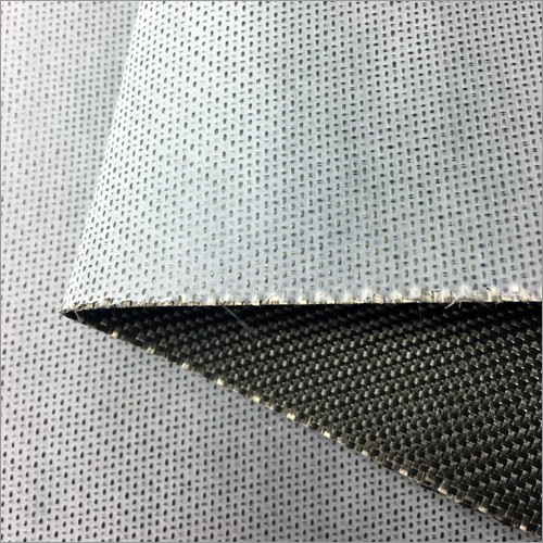 ग्राफिटेड फिनिश्ड और ई-पीटीएफई मेम्ब्रेन के साथ 550 ग्राम फाइबरग्लास फैब्रिक