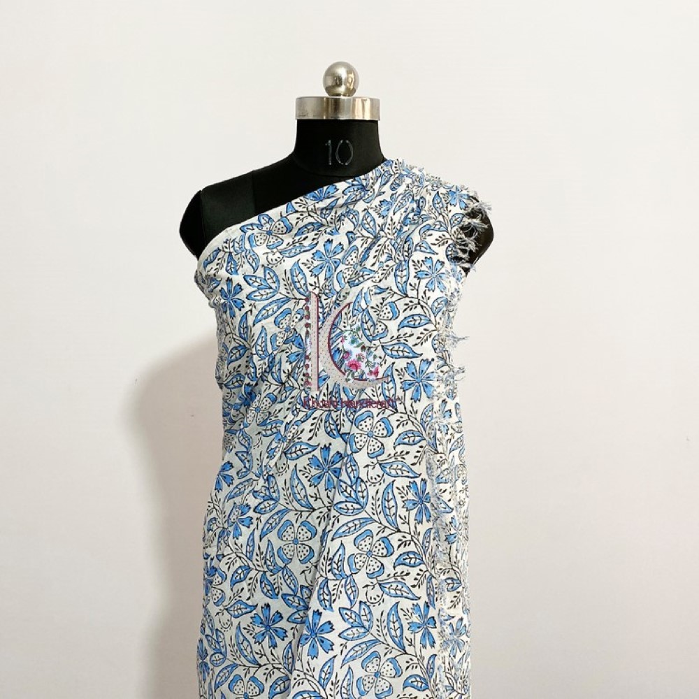 Wholesale New Collection Custom Pareo Sarong - Cotton, 44x72 Inches, Blue | Unisex, Hand Made, Printed Patterns, Floral And Geometrical Designs