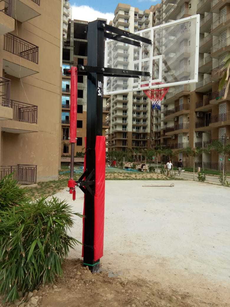 Fixed Basketball Post Length: 10 Foot (Ft)