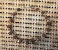 3 Mukhi Rudraksha Indonesian Bracelet