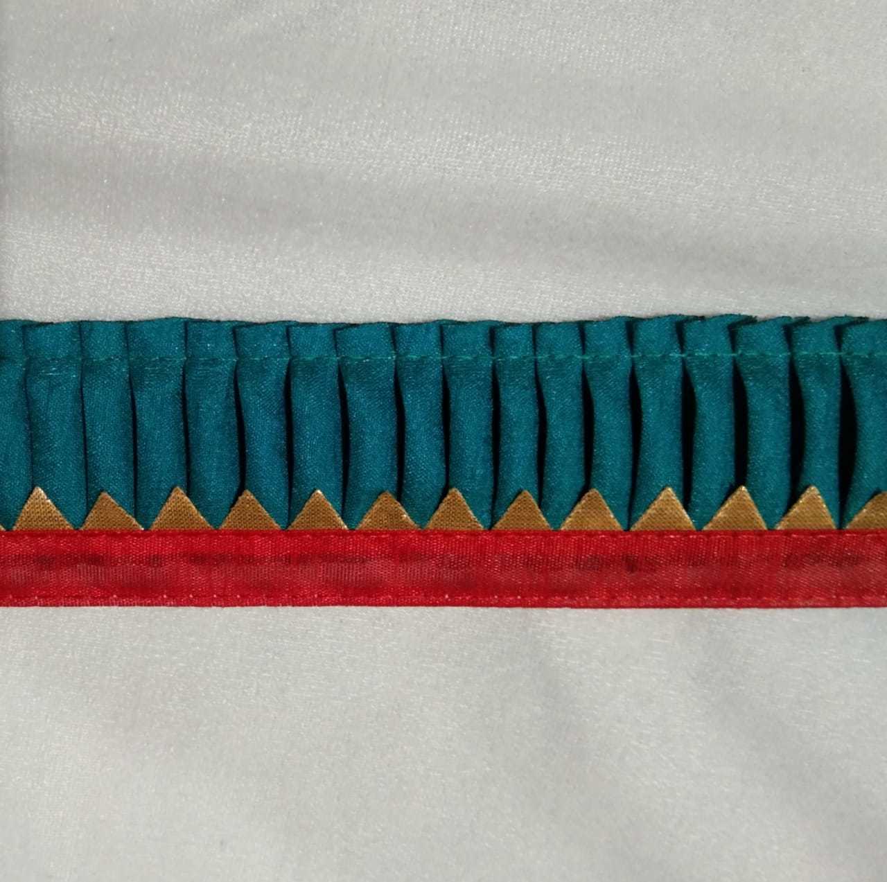 Fill Lace - Cotton, 9 M X 2 Cm, Marin, Firoji, Block, Garrin, Pink | One-sided, Decorative Lace For Crafting And Embellishment