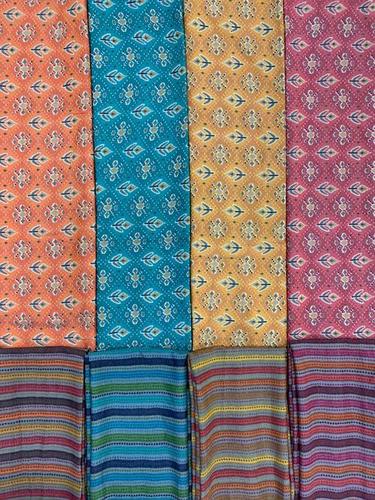 Capsule Rayon Two Tone Mix Match Printed Fabrics