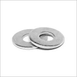 Metal Flat Washer - Stainless Steel, Different Thickness Available, Silver Color | Round Shape, Ideal For Industrial And Commercial Applications